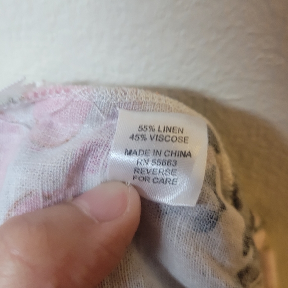 For Cynthia Linen Blend Pattern Skirt - Picture 8 of 12